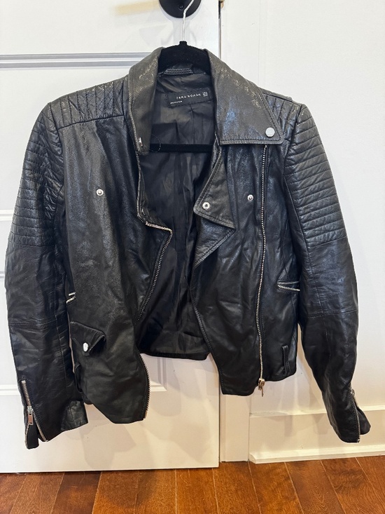 Zara Leather Jacket - Picture 1 of 3
